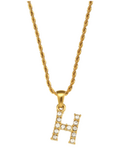 Load image into Gallery viewer, Gold Initial Necklace